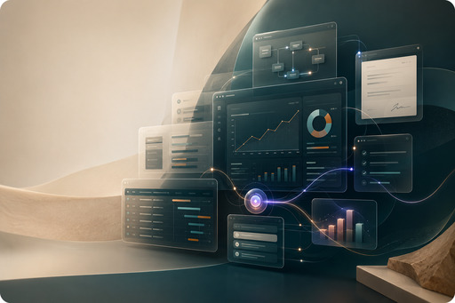 Concept operations software interface illustrating the kind of bespoke systems ManningCorrea builds